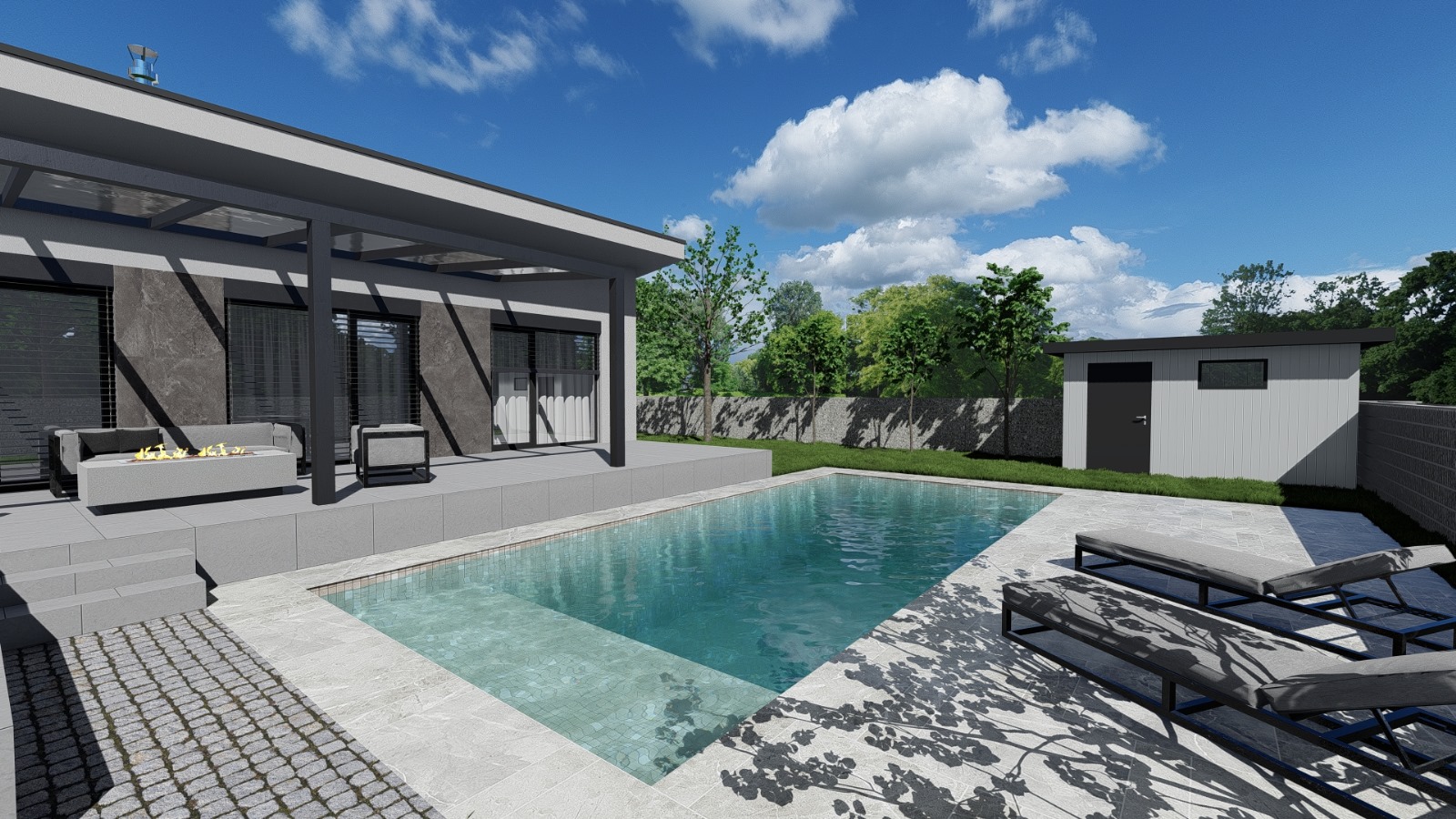 Vizualizácia záhrady