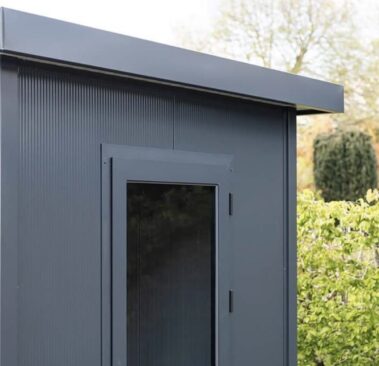 Záhradný domček antracitový